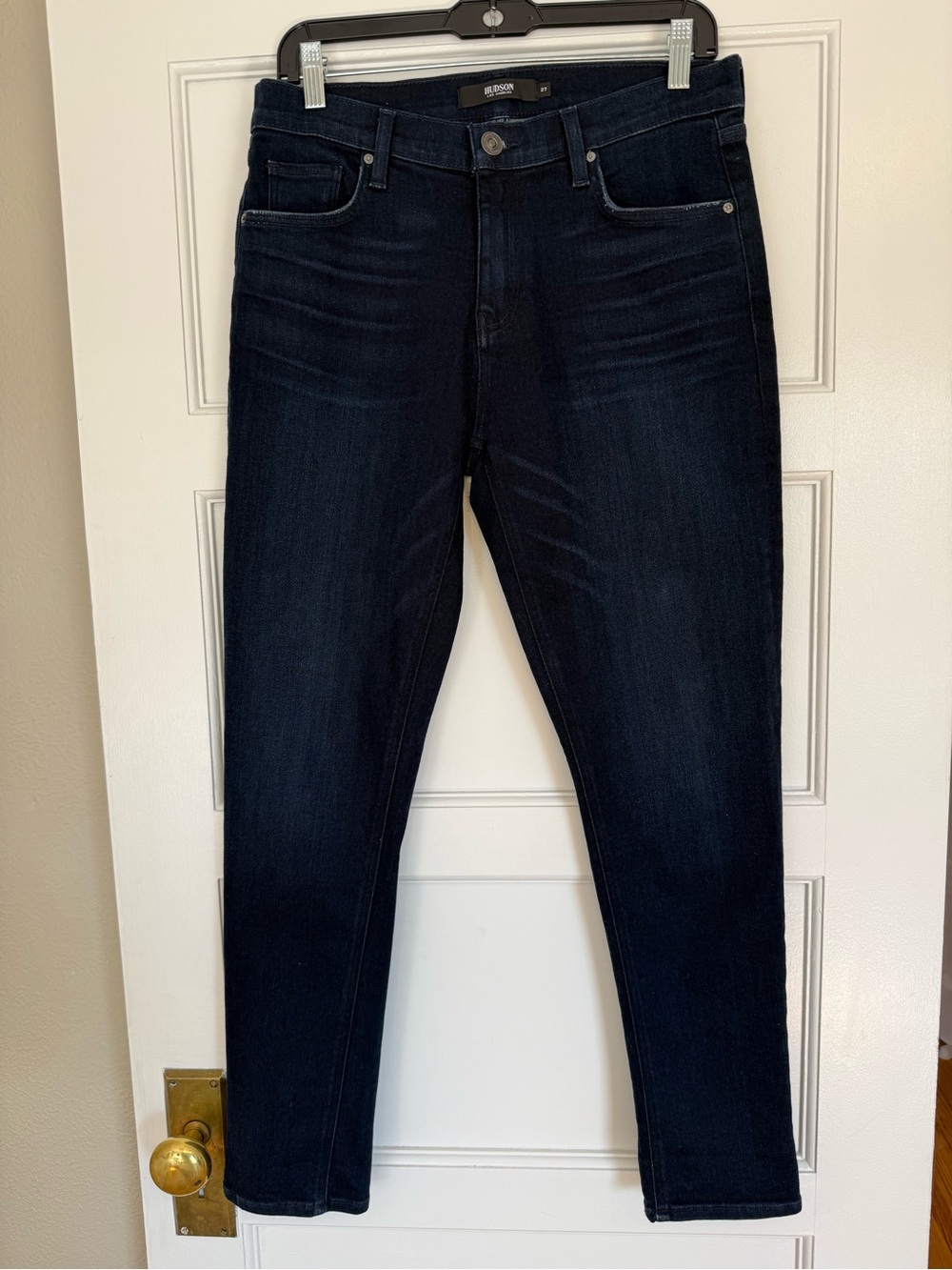 Hudson Lana Boyfriend Jean Dark Wash w/ Finished Hem